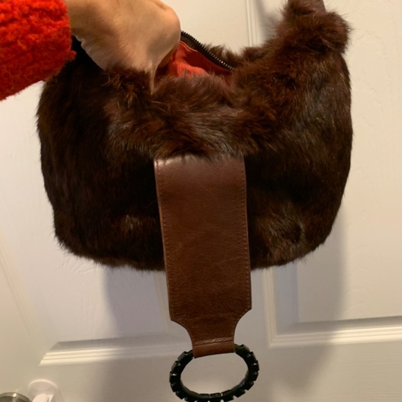 ISABELLA FIORE Fur Handbag, Vintage - Picture 6 of 12